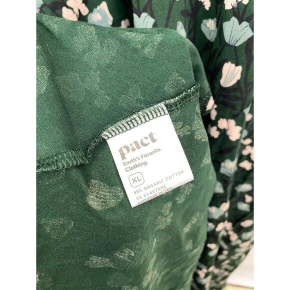 Pact Green Floral Dress - Picture 7 of 8